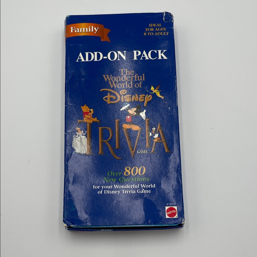 Vintage 1998 Disney Trivia Add-On Pack